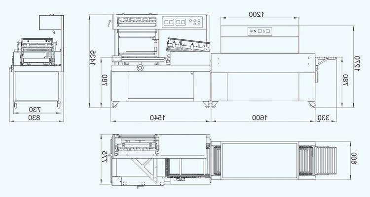 Shrink Film Wrapping Machine MY 500 10